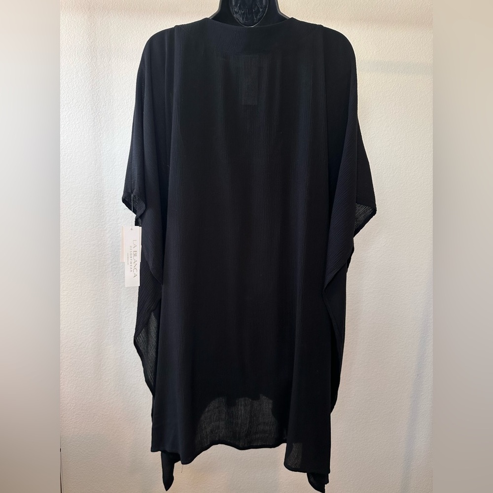 La Blanca NWT Capri Lace Front Coverup Caftan - Picture 5 of 10